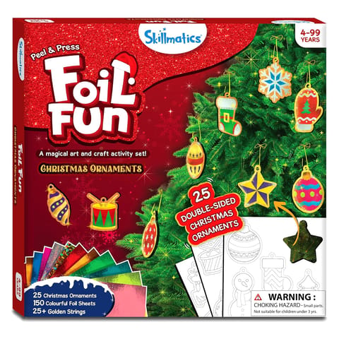 Skillmatics Foil Fun Christmas Ornaments