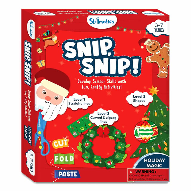 Skillmatics Christmas Kit - Snip, Snip Holiday Magic