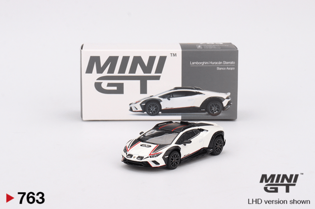 Mini GT Lamborghini Huracan Sterrato - Bianco Asopo