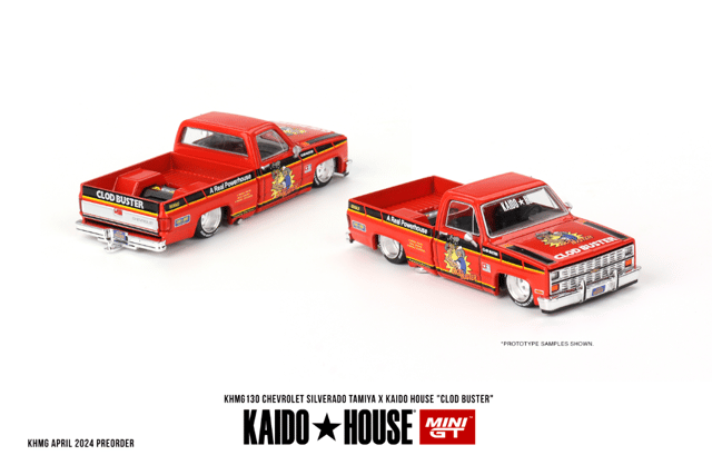 Mini GT Kaido House Chevrolet Silverado Tamiya X - Clod Buster