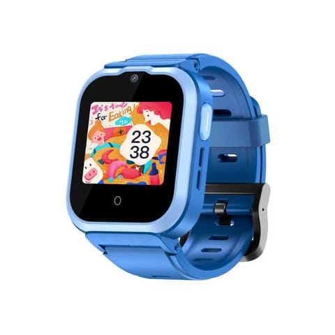 Spiky Cyclops 4g Video & Voice Calling Dewatering Waterproof Kids Smartwatch - Blue