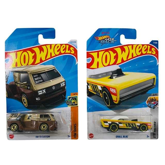 Hot Wheels HW Vans VW T3 Custom And HW Metro Small Bloc