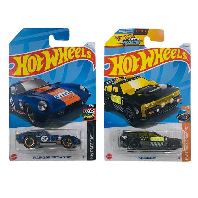 Hot Wheels HW Race Day Shelby Cobrta "Daytona" Coupe And HW Track Champs Track Dwagon