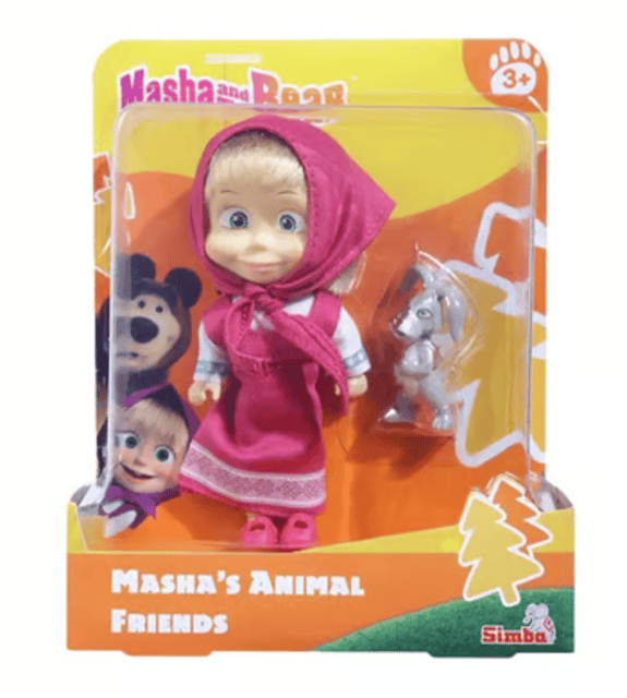 Simba Masha And The Bear Masha's Animal Friends - Pink