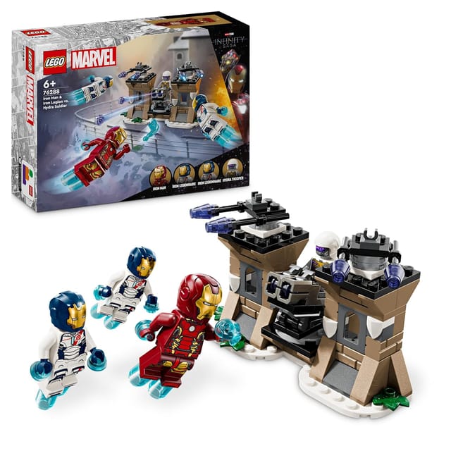 LEGO Marvel 76288 Iron Man & Iron Legion vs. Hydra Soldier