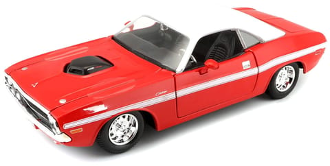 Maisto Diecast 1970 Dodge Challenger RT Coupe Red - 1/24