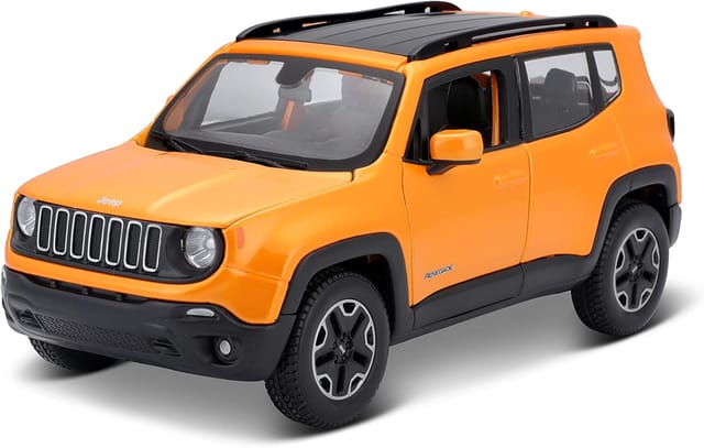 Maisto Diecast Jeep Renegade Orange - 1/24