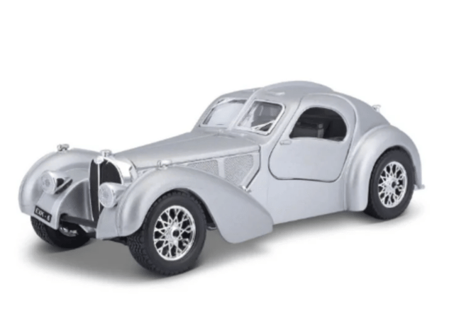 Bburago Diecast Bugatti Atlantic Silver - 1/24