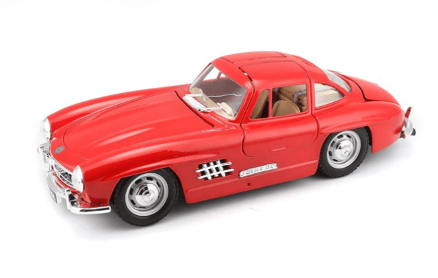 Bburago Diecast Mercedes-Benz 300 SL (1954) Red - 1/24