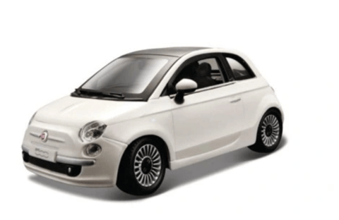 Bburago Diecast Fiat 500c (2023) White - 1/24