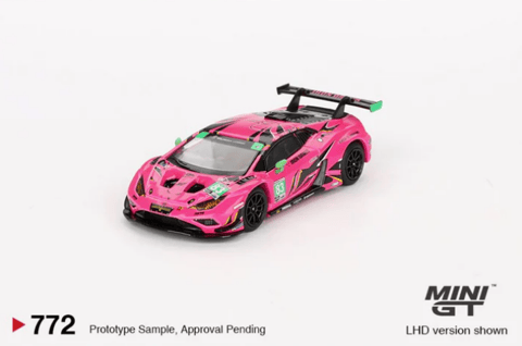 Mini GT Lamborghini Huracan GT3 EVO2 #83 Iron Dames 2023 IMSA Daytona 24 Hrs