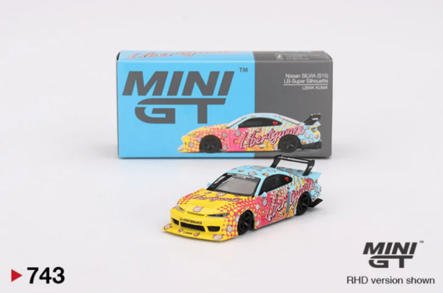 Mini GT Nissan LB-Super Silhouette S15 Silvia LBWK Kuma