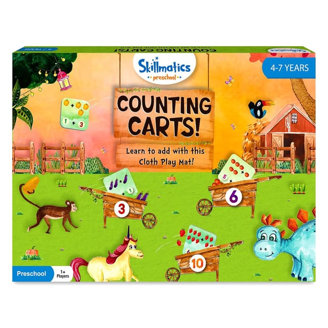 Skillmatics Counting Carts Activity Play Mat