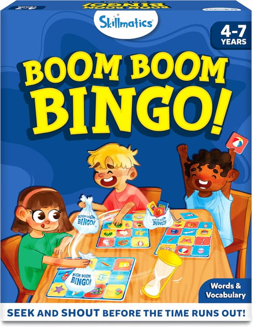 Skillmatics Boom Boom Bingo! Words & Vocabulary