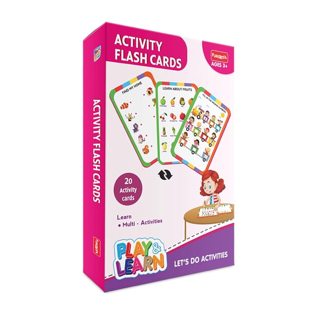 Funskool Activity Flash Cards - 20 Pieces