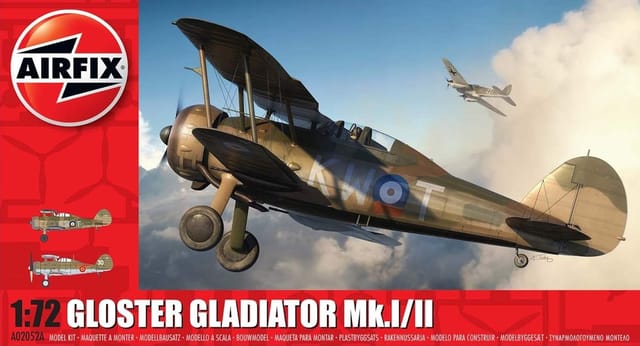 Airfix Model Kit - Gloster Gladiator MK I/MK II 1:72