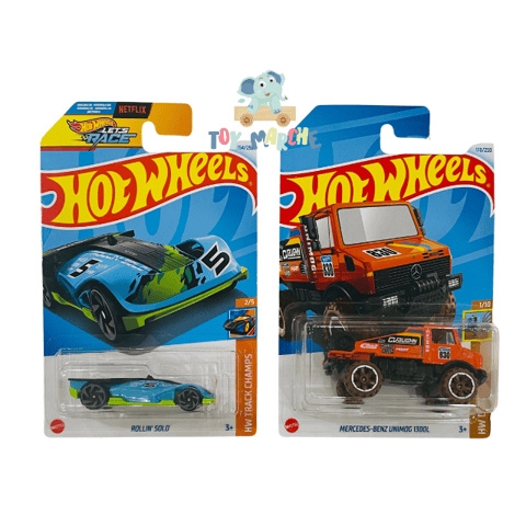 Hot Wheels Mercedes-Benz Unimog 1300L And Rollin' Solo