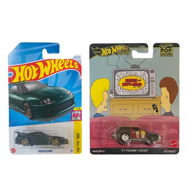 Hot Wheels HW: The 90's Toyota Supra And '77 Packin' Pacer