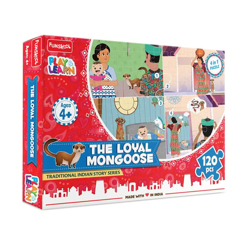 Funskool Play & Learn - The Loyal Mongoose Puzzle