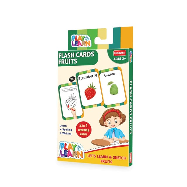 Funskool - Play & Learn Flash Cards Fruits