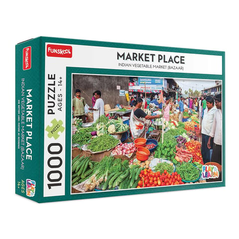 Funskool Play & Learn 1000 Pieces Puzzle - Indian Market