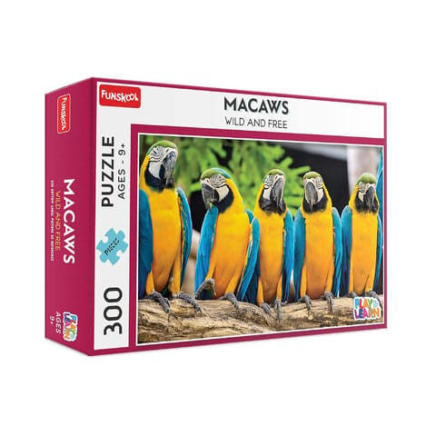 Funskool Play & Learn 300 Pieces Puzzle - Macaws