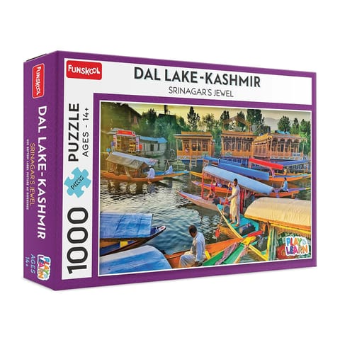 Funskool Play & Learn 1000 Pieces Puzzle - Dal Lake Kashmir