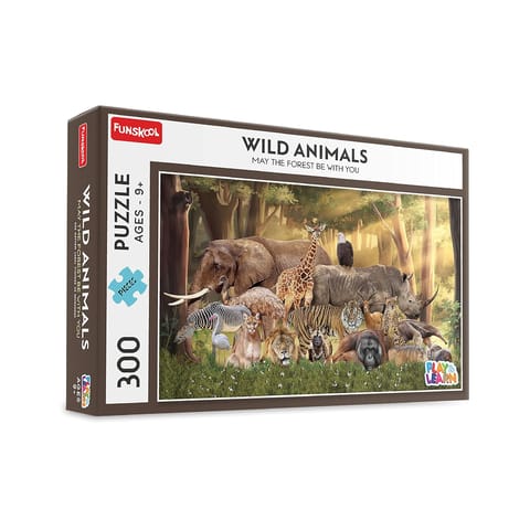 Funskool-Wild Animals Educational 300 Pieces