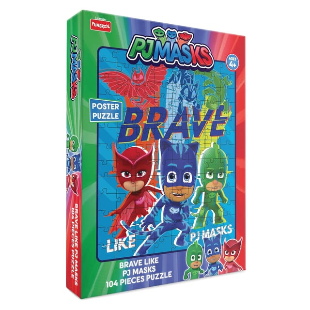 Funskool-PJ Masks - Brave Like PJ Masks 104 PCS Puzzle