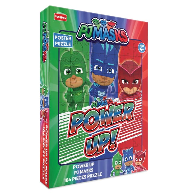 Funskool-PJ Masks - Power UP Educational 104 Pieces