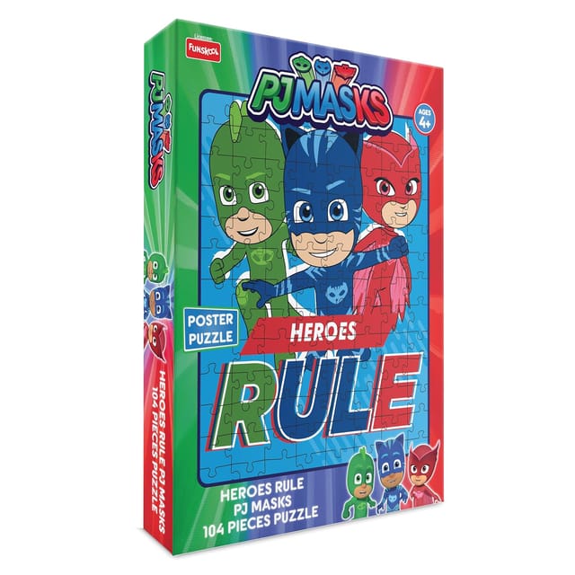 Funskool-PJ Masks - Heroes Rule 104 PCS Puzzle