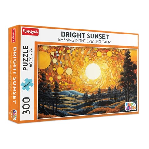 Funskool Bright Sunset Jigsaw Educational 300 Pieces Puzzle