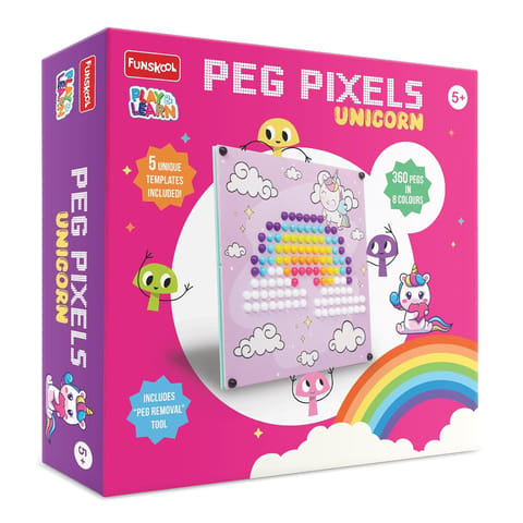 Funskool Peg Pixels - Unicorn