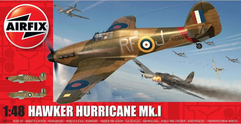 Airfix Hawker Hurricane MK I 1:48 WWII Military Aviation