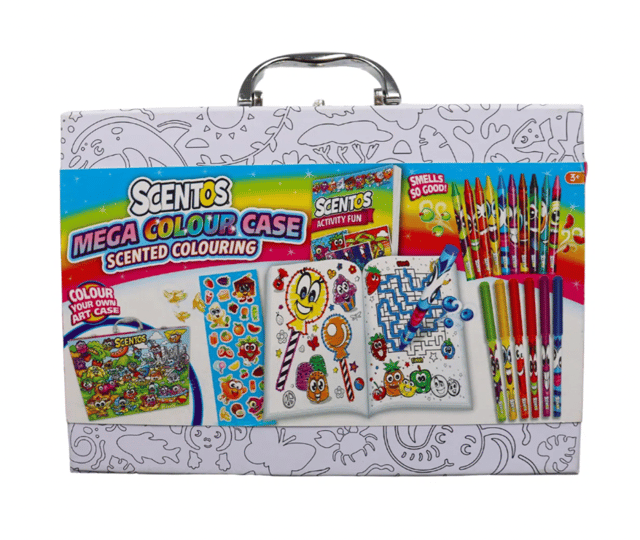 Scentos Scentos Colour-In Mini Case Mega Colouring