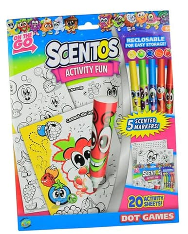 Scentos On The Go Scented Activity Fun Sets - Dot To Dot