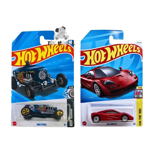 Hot Wheels Rod Squad Max Steel And HW: The '90s McLaren F1