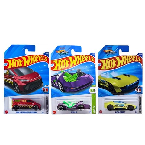 Hot Wheels Ford Performance Supervan 4, Deora III And Alpha Pursuit