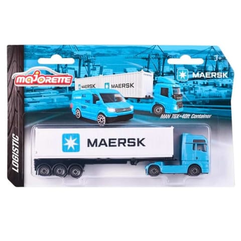 Majorette Logistics Maersk MAN TGX+40ft Container