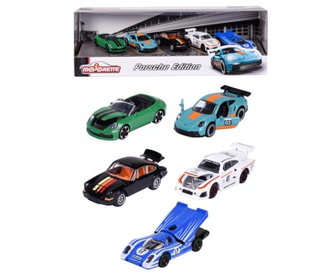 Majorette Porsche Edition 5 Piece Gift Pack