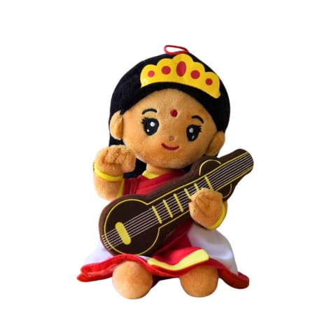 Modi Toys Saraswati Devi Medium Mantra Singing Plush