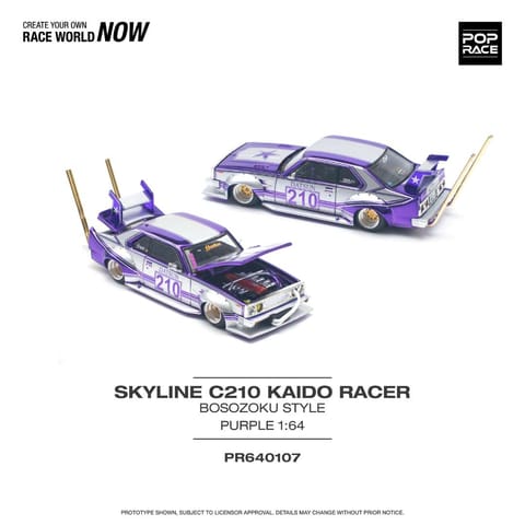 POP Race Skyline C210 Kaido Racer Bosozuko Style