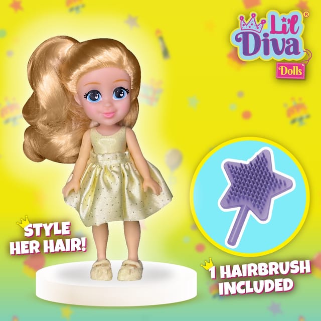 Li'l Diva Birthday Girl Ellie 6 Inch Doll