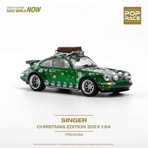 POP Race Porsche Singer Targa Christmas Edition Green