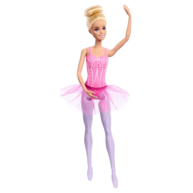 Barbie Ballerina Doll, Blonde Fashion Doll Wearing Purple Removable Tutu