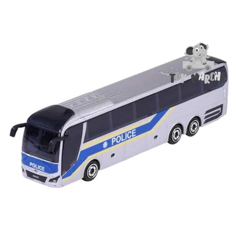 Majorette Die Cast City Bus - MAN City Lions Coach L Police