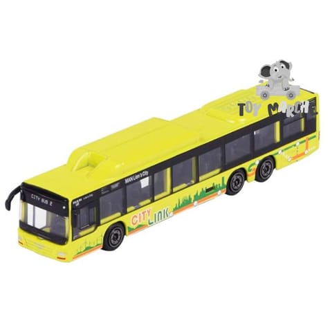 Majorette Diecast City Bus - Man Lions City C - City Link