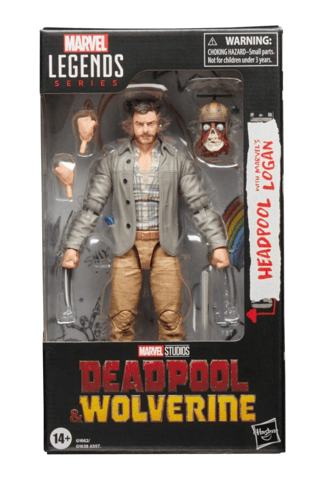 Marvel Legends Series Headpool with Marvel’s Logan Action Figure